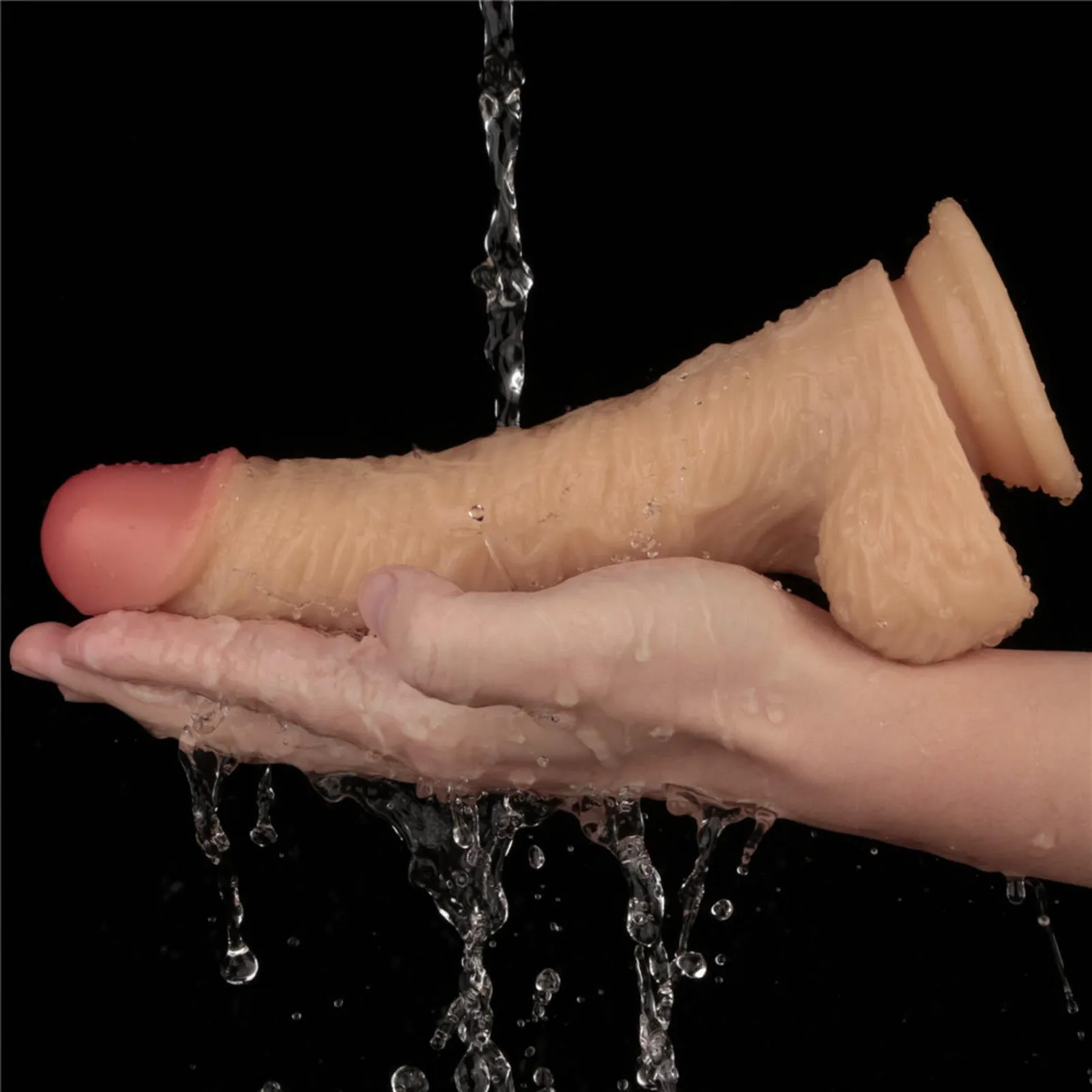 Lovetoy Power Basics Cock 8.5 Inch Realistic Vibrator with 10 Modes