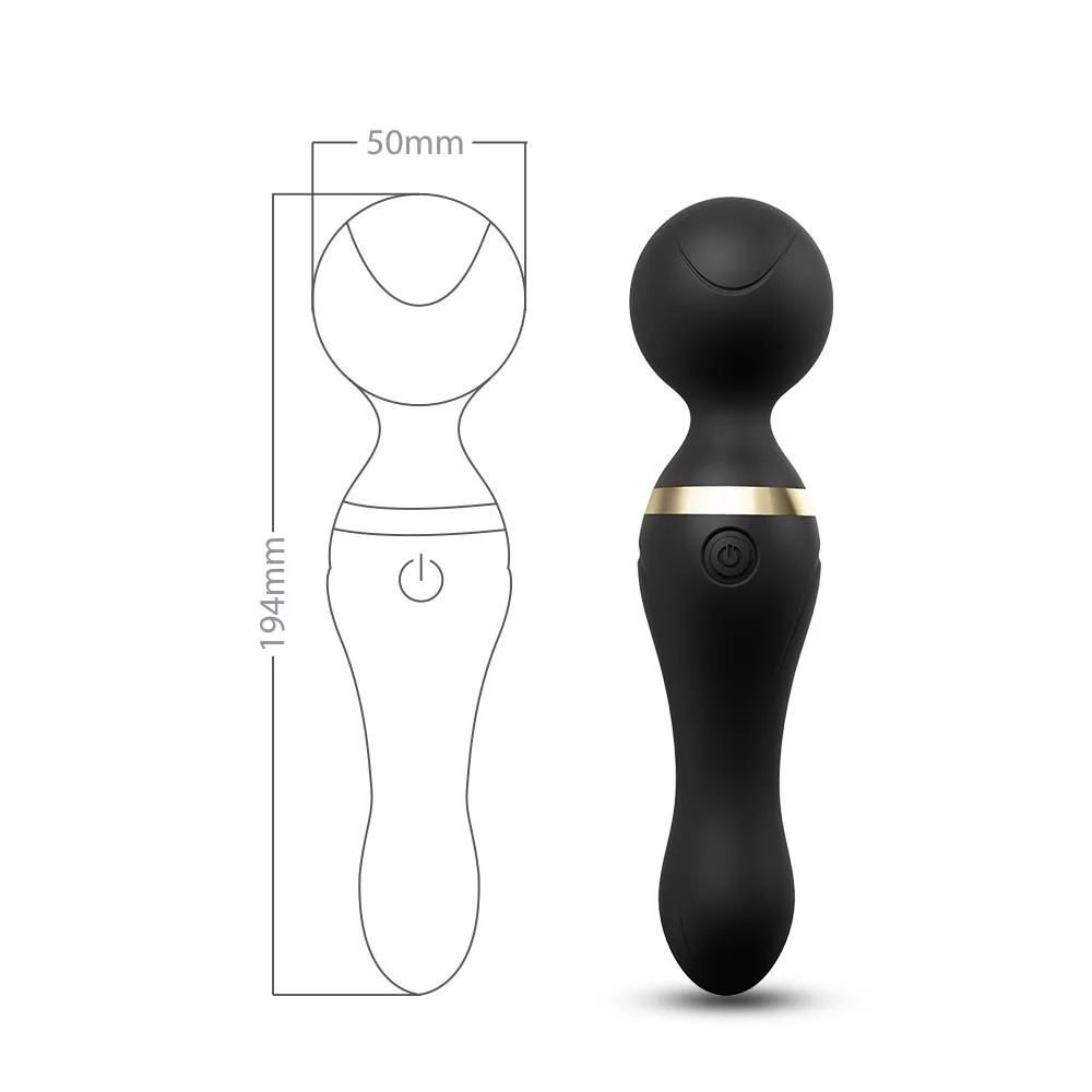 B - Series Joy Freeza Black Wand Massager