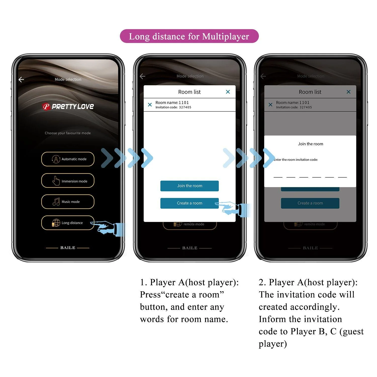 Pretty Love August Couples Vibrator with App Control