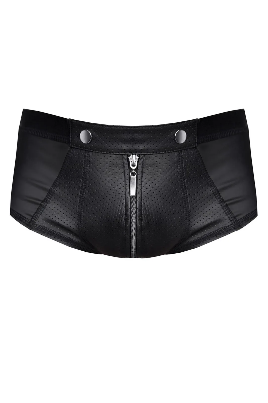 Regnes Fetish Planet Wetlook Briefs with Perforated Details