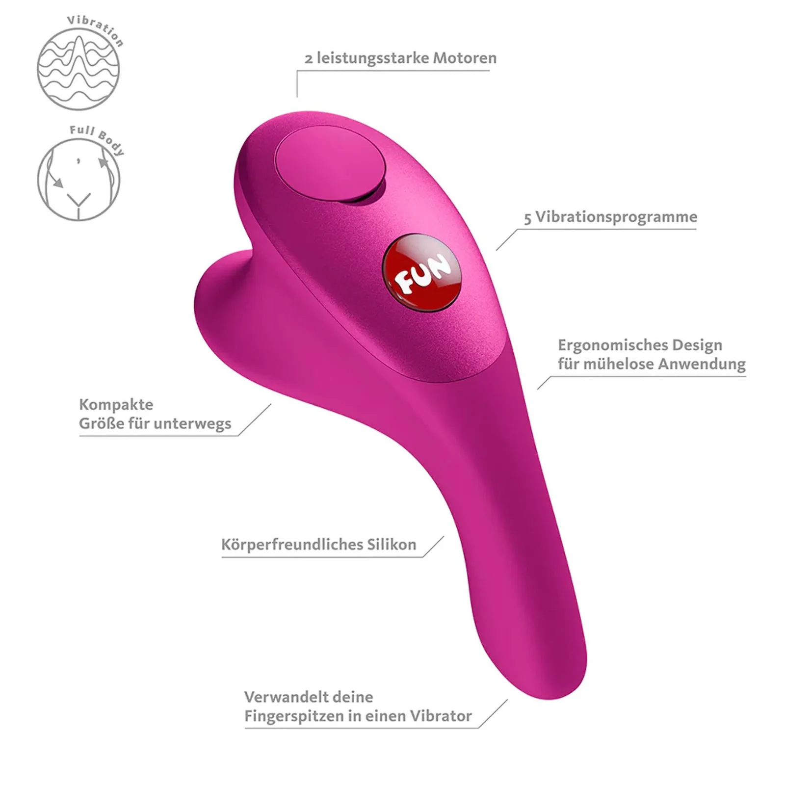 Fun Factory Be·One Magenta Mini Vibrator