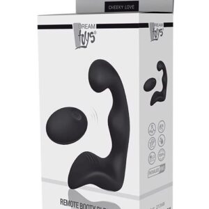 Dream Toys Cheeky Love Remote Booty Pleaser — Prostate Massager with Remote, Black