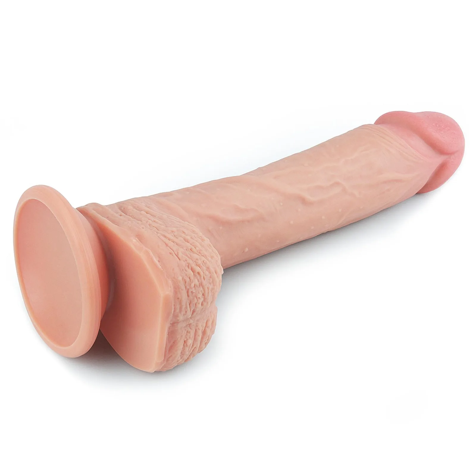 Lovetoy Dual-Layered Platinum Silicone Cock 21.5 cm