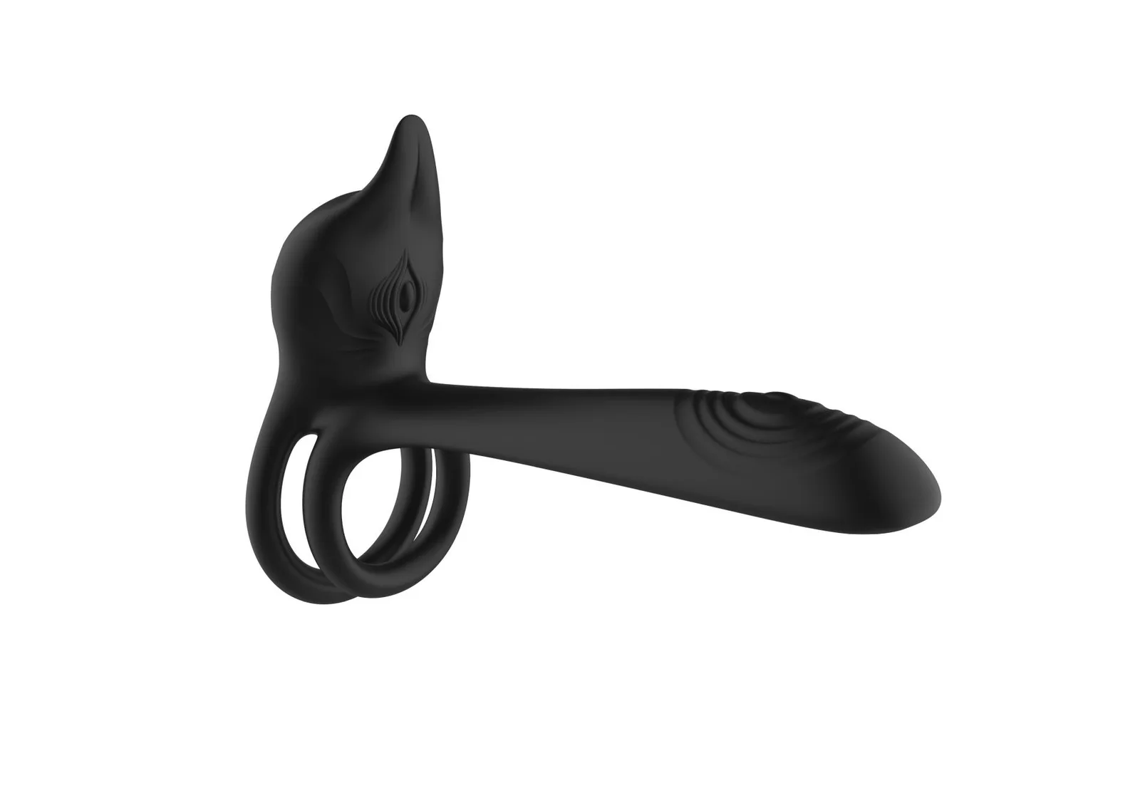 B - Series Magic Double Vibrating Ring with Remote Control