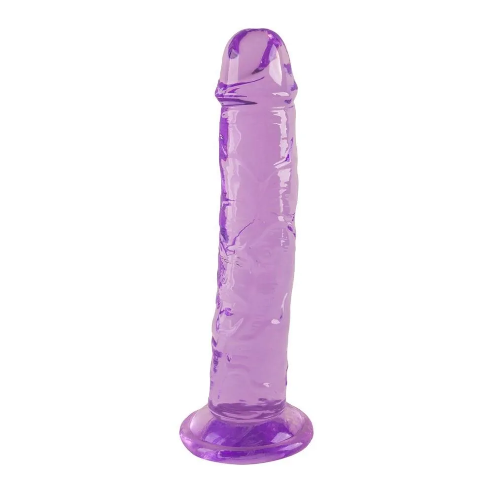 Dreamtoys Sugar Spin Bubblegum Blast Purple Classic Jelly Dildo with Suction Base