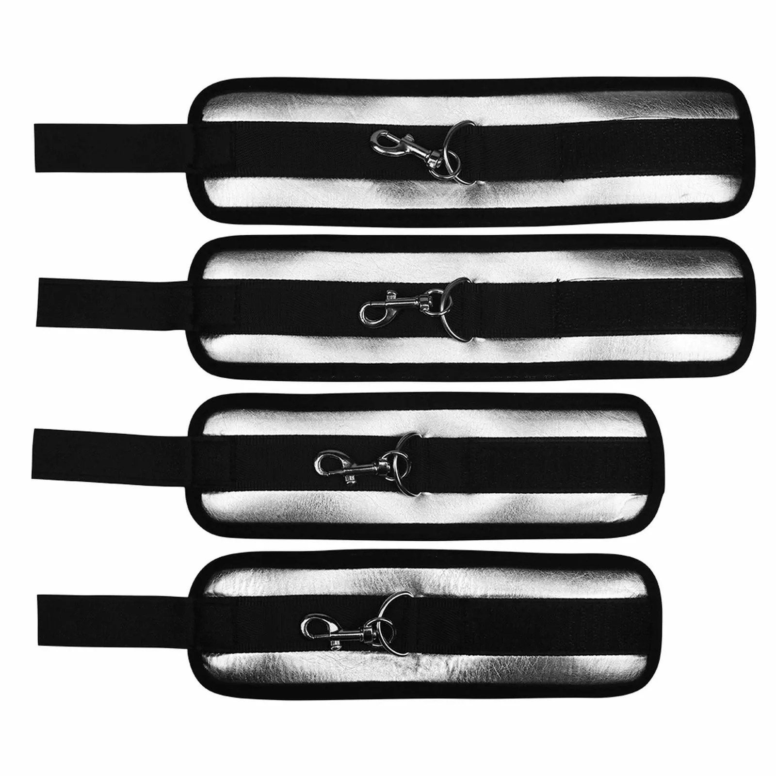 Lovetoy Struggle My Bed Restraints — miękki zestaw kajdanek z 4 mankietami